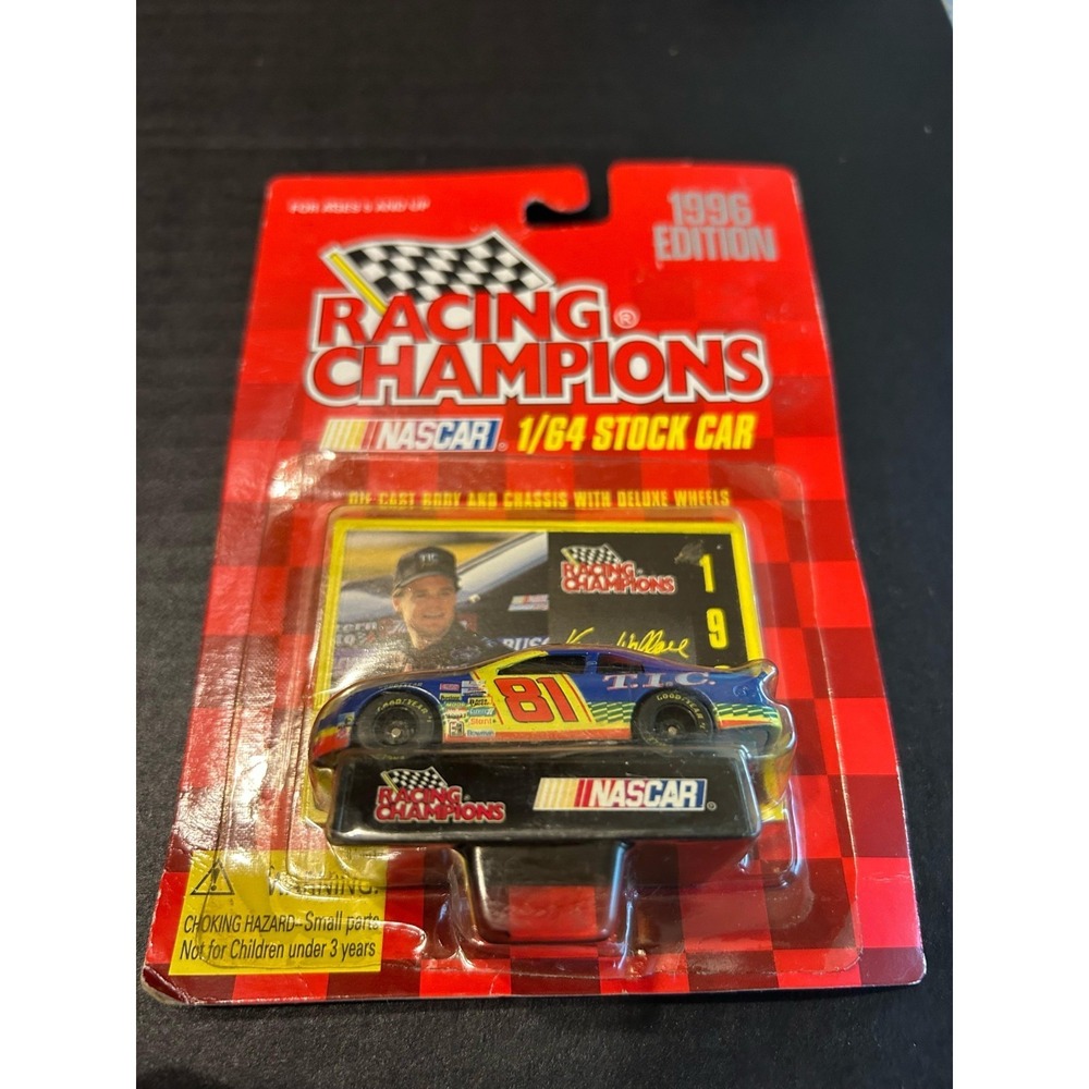 Kenny Wallace 1996 Edition Racing Champions #81 T.I.C. 1:64 Diecast Car NIP